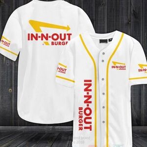 UNISEX In-N-Out Burger Baseball Jersey Shirt